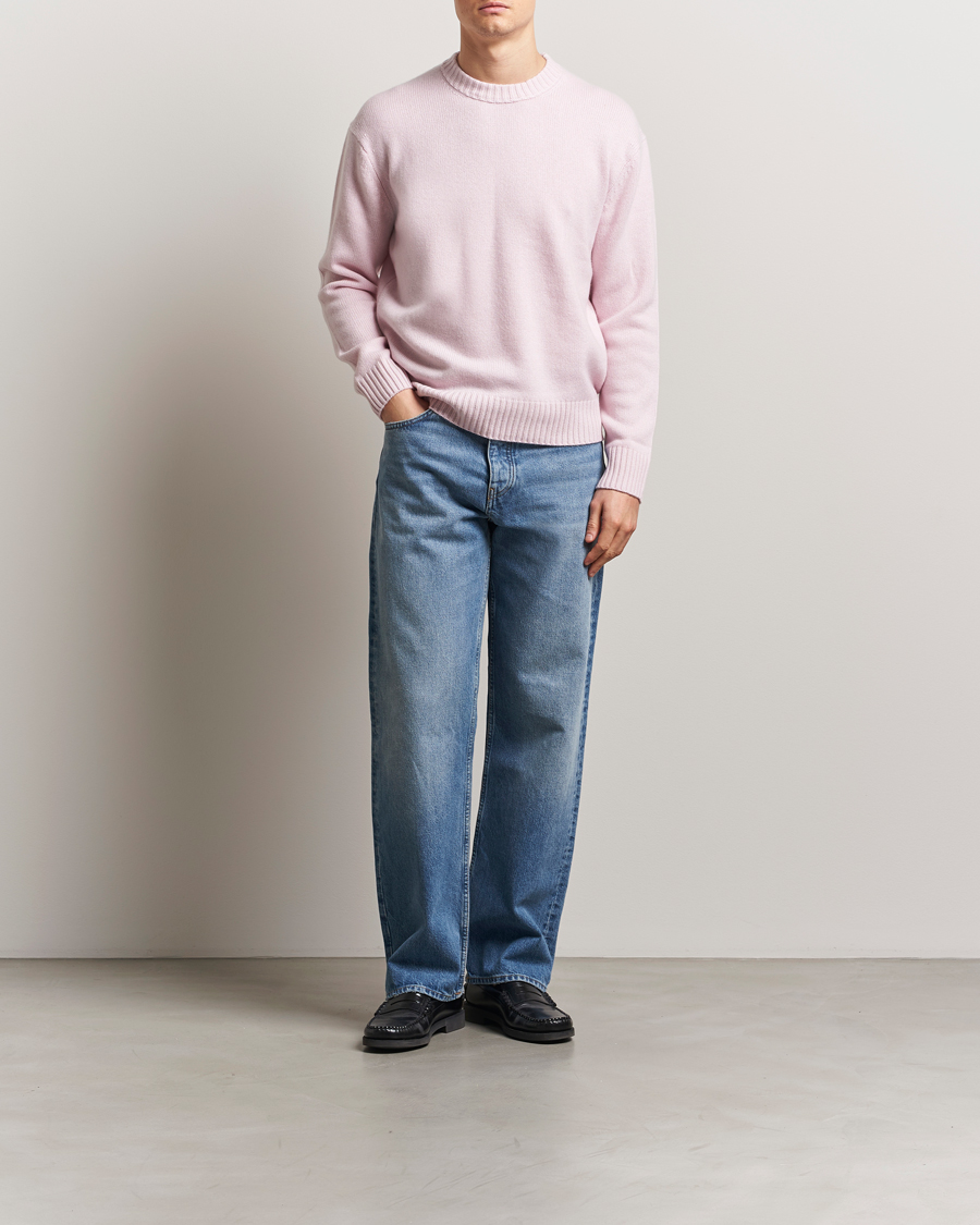 FRAME Cashmere Crewneck Light Pink