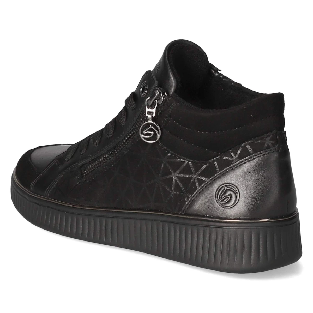 RemonteSchnürstiefeletten - schwarz