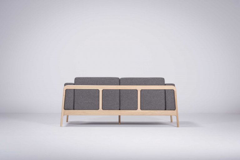 Gazzda Fawn sofa 2-zits whitewash Dakar Leather Whisky