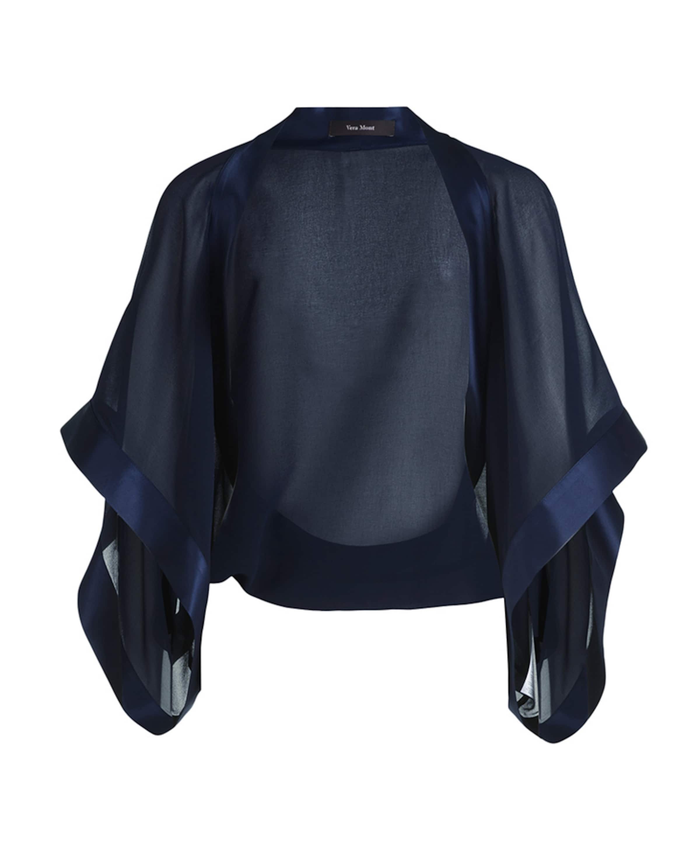 Vera Mont Dames vest blauw