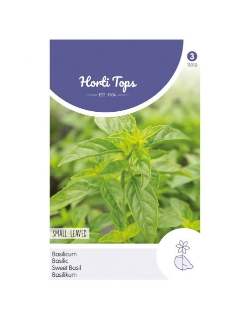 Hortitops Basilicum Fijnbladig - Kruidenzaden - 1.5 g