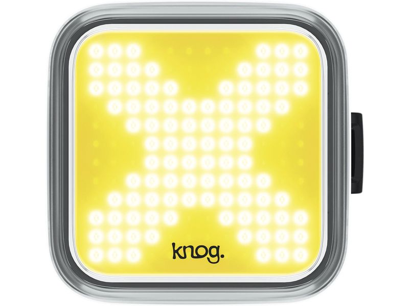 knog. Velolampe Blinder X Vorne, Schwarz Fahrrad Frontlicht mit Muster