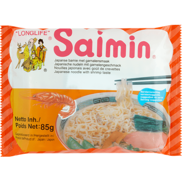 Saimin Japanse Bamie met Garnalensmaak 85 g