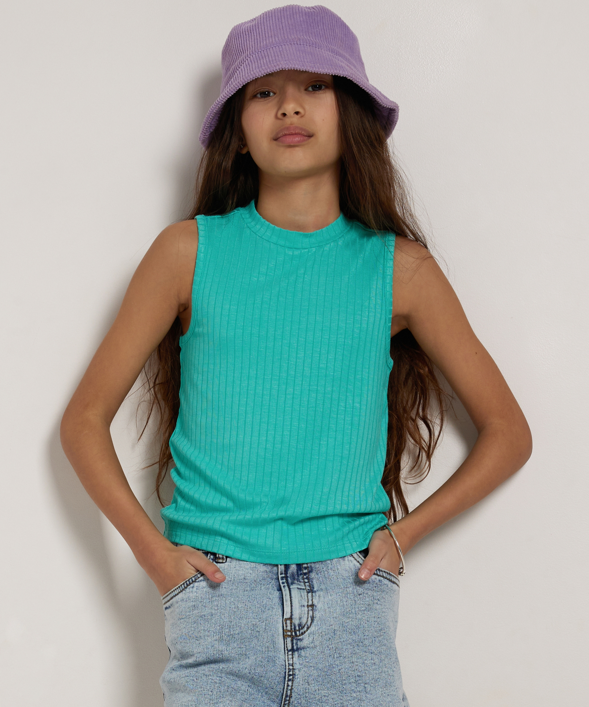 singlet met hoge hals