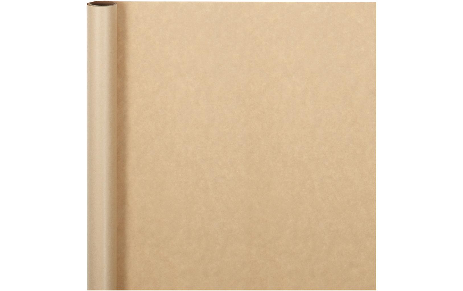 Geschenkpapier Natur, 50 cm x 5 mGeeignet als Geschenkverpackung oder Einfasspapier für Bücher