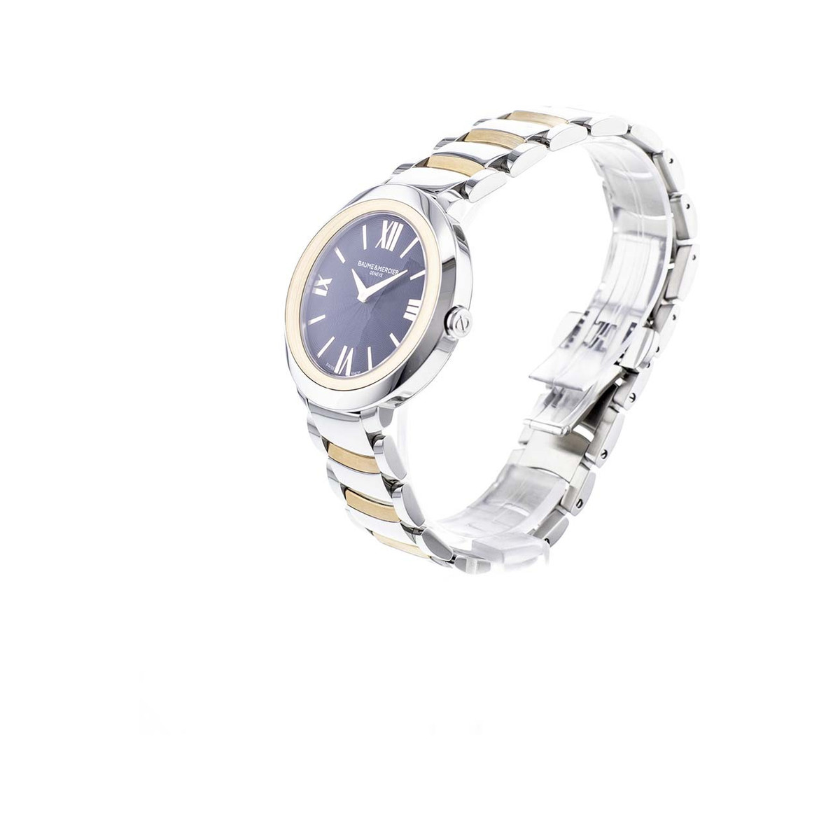Montre d'occasion Baume et Mercier Promesse femme acier et plaqué or