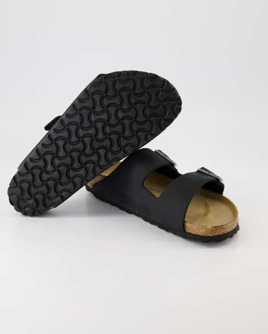 Birkenstock Arizona Weichbettung Pantoletten in Schwarz