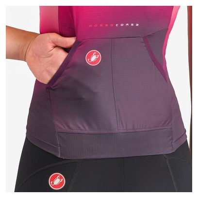 Haut De Triathlon Castelli Speed 3 Femme Bleu Orange