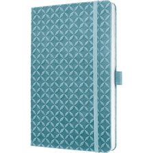 Carnet de notes Jolie, similicuir, A5, turquoise