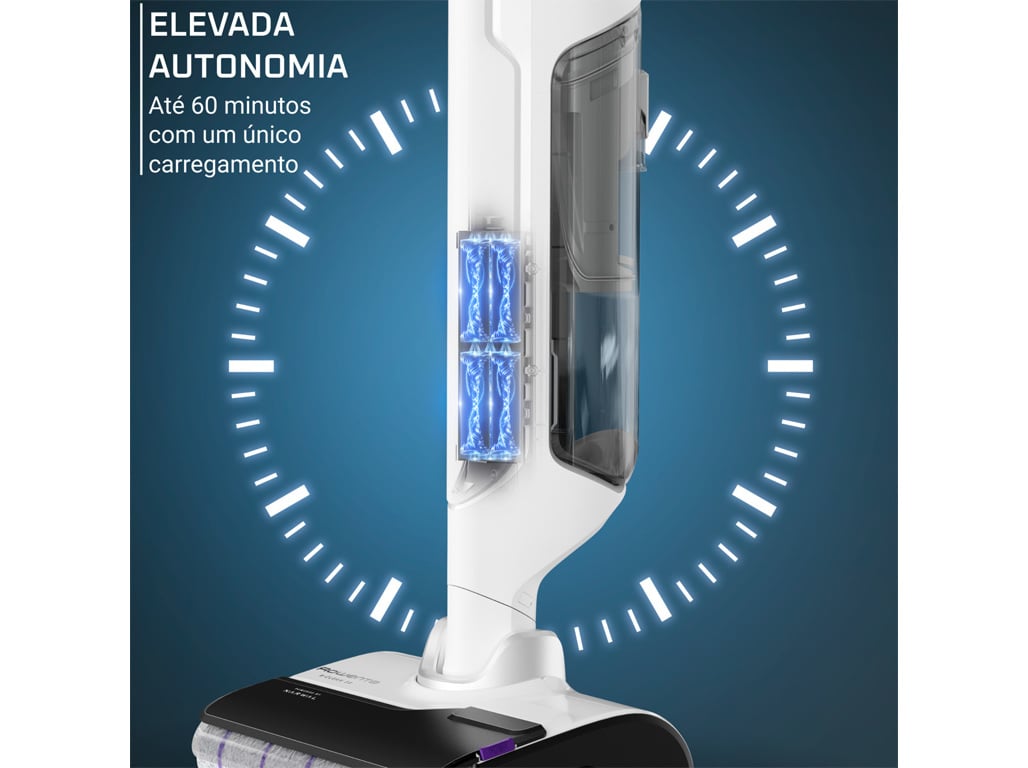 MÁQUINA DE LIMPEZA ROWENTA X-CLEAN 10 GZ7035WO - LAVA E ASPIRA - SISTEMA AUTOLIMPEZA E AUTOSECAGEM