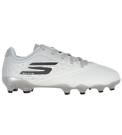 Skechers Fußballschuhe - Razor 1.5 Jr Jugend FG - Weiß/Silber