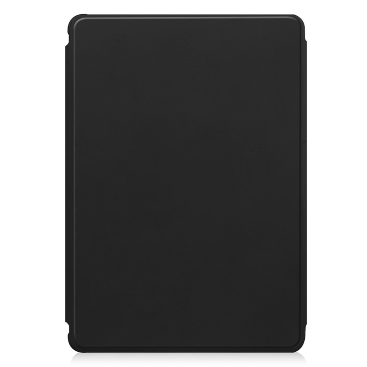 2in1 Samsung Galaxy Tab S10 FE / Tab S9 FE Leder Tasche mit Acryl Rückseite   Magnet Bluetooth Tastatur   S-Pen Halterung (QWERTY) - Schwarz