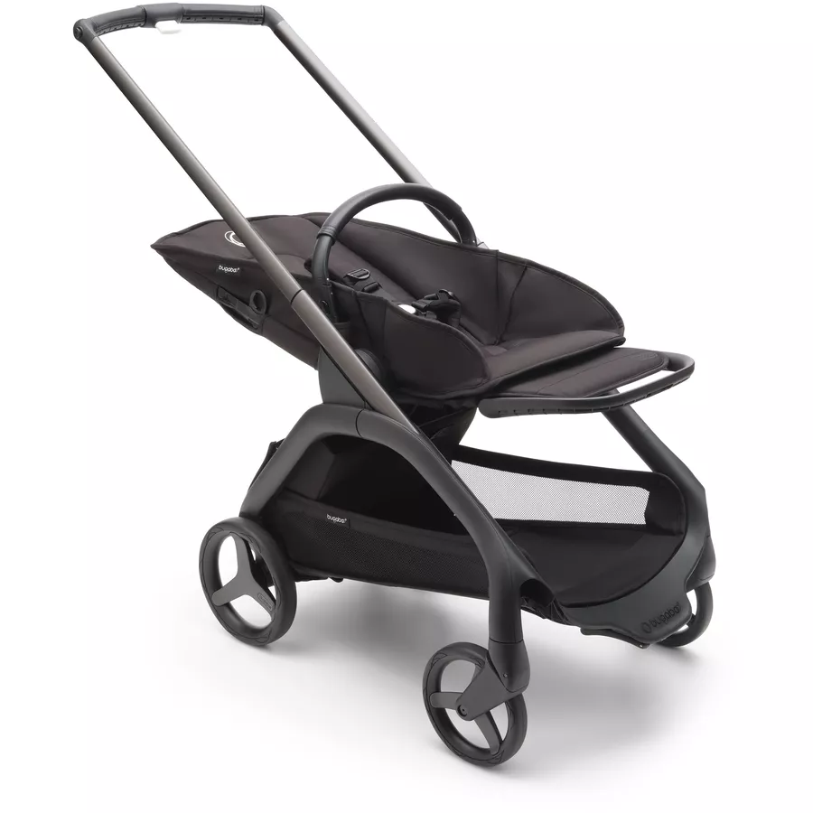 bugaboo Kinderwagen Dragonfly Base  Black Grey Melange