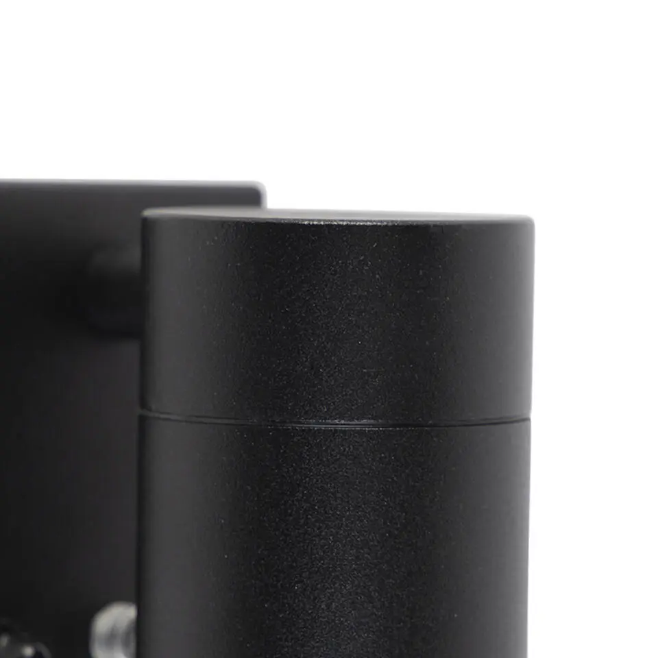 Qazqa buitenlampen met sensor solo zwart gu10
