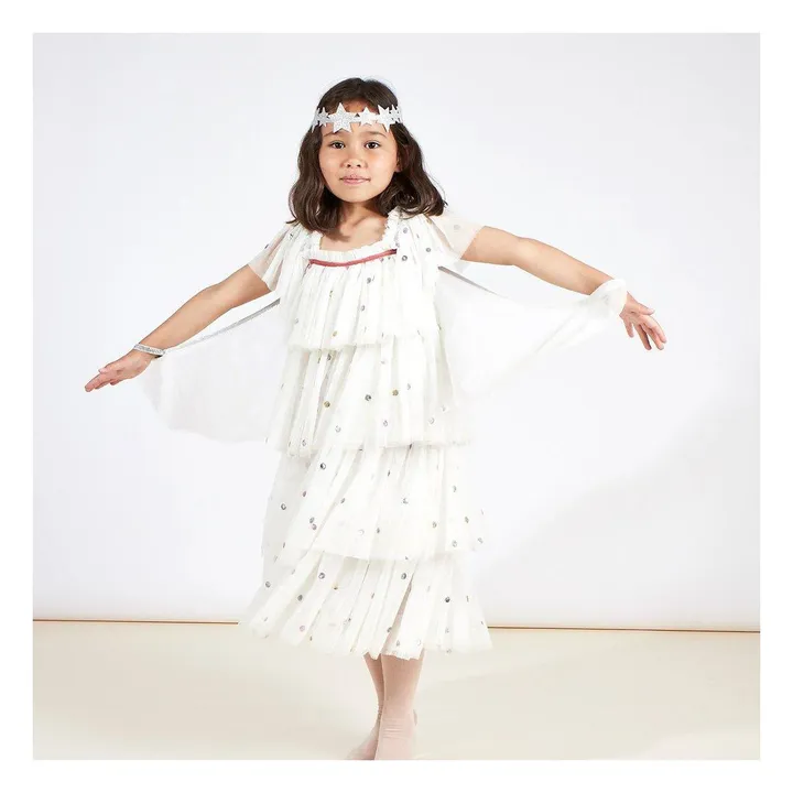 Meri Meri Déguisement Ange en tulle avec couronne