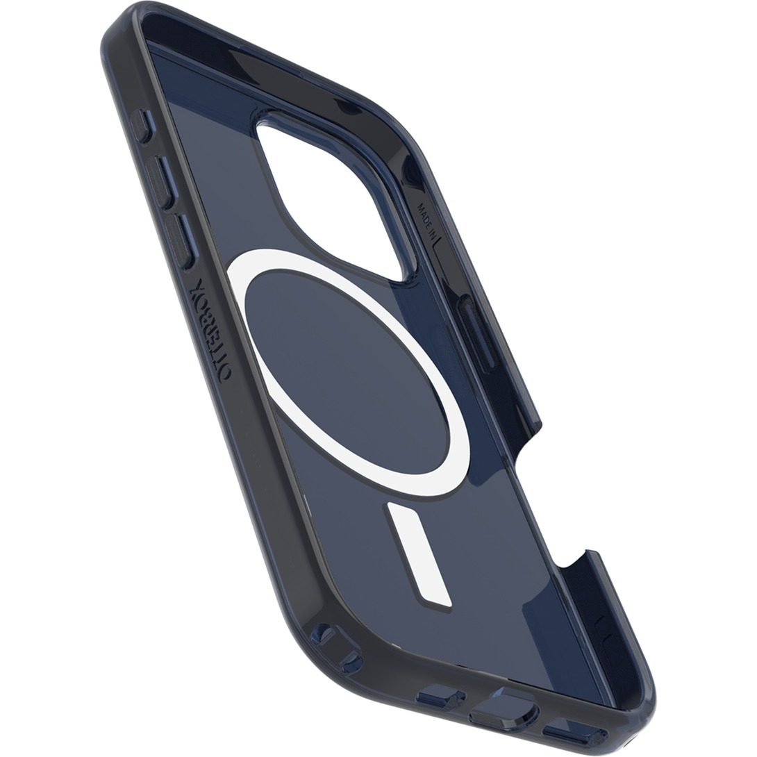 iPhone 16 Outdoor Case Hülle mit MagSafe Symmetry Series Recycelter Kunststoff (77-96364) - Blau / Transparent