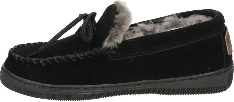 Warmbat Australia Koala suède pantoffels zwart