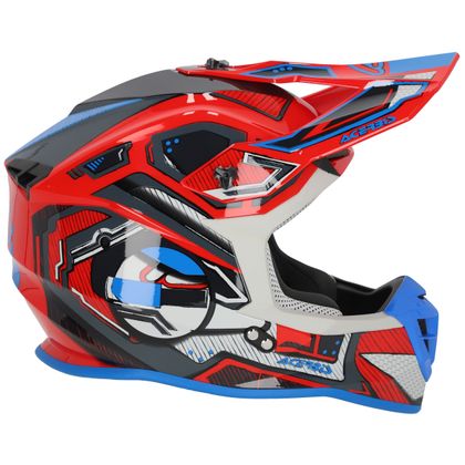Casque cross Acerbis LINEAR 22.06 2024 - Rouge / Bleu