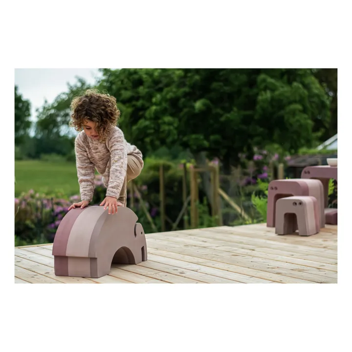 BObles Module de motricité Eléphant en EVA | Rose