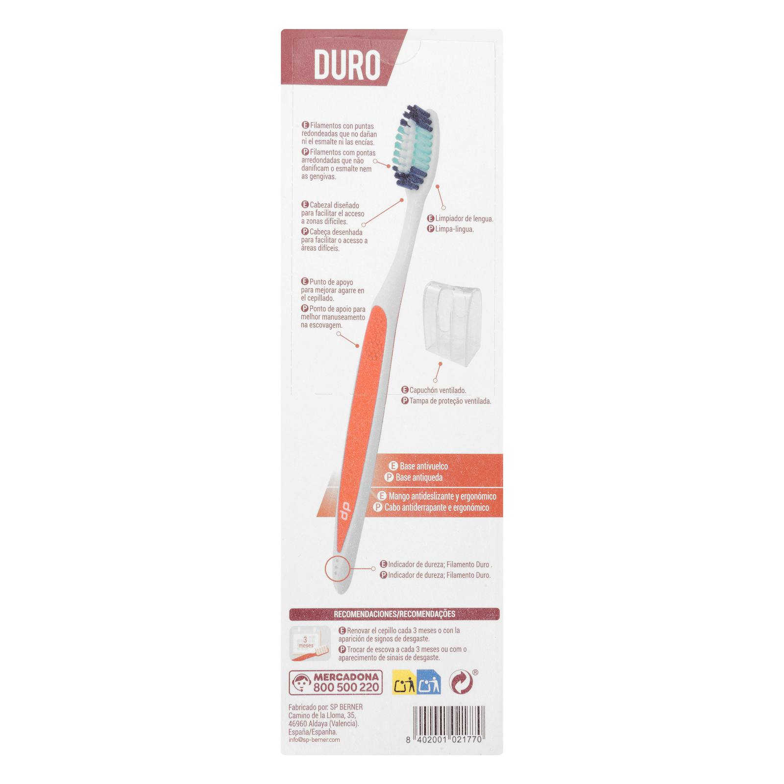 Brosse à dents dure Deliplus