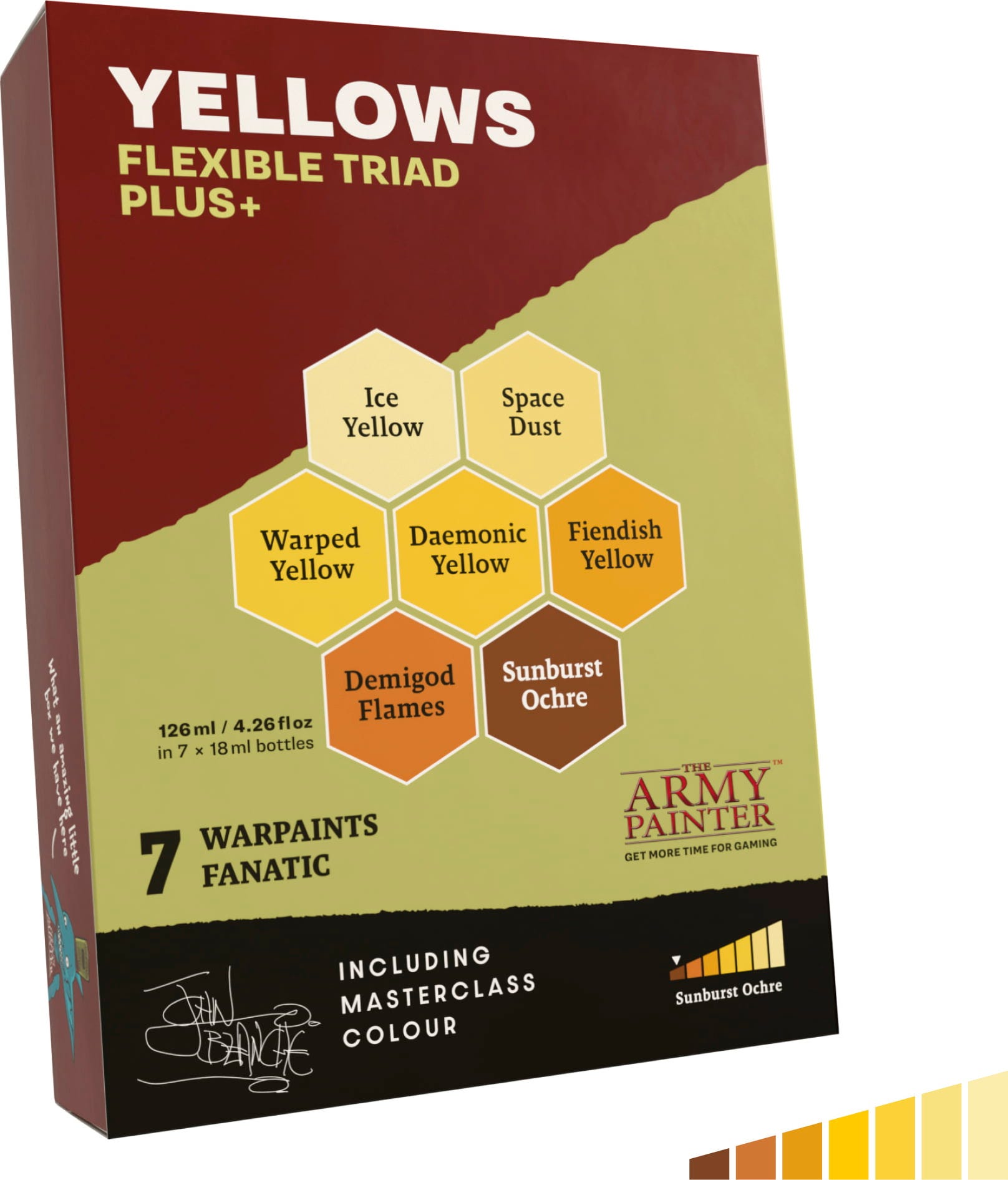 The Army Painter  Warpaints Fanatic: Yellow Flexible Triad PLUS+    Wenn Gelb nicht einfach nur Gelb sein soll