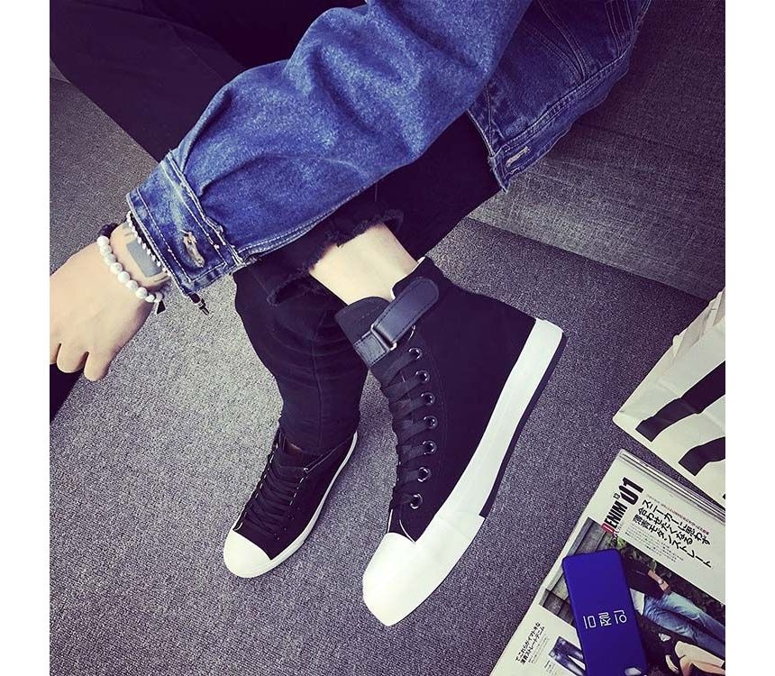 Solejoy - Canvas High-Top Sneakers