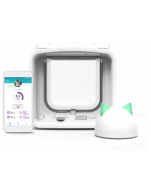 Sureflap Microchip Kattenluik Connect - Kattenluik - Wit