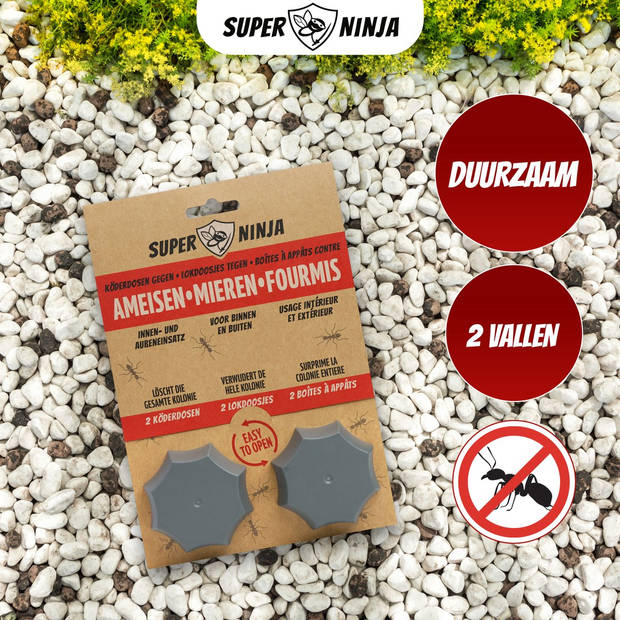 Super Ninja Mierenlokdoosjes 2-stuks