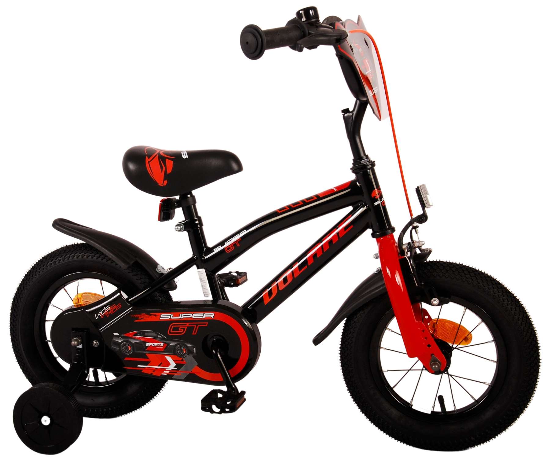 TPFSports Super GT Kinderfahrrad - Jungen - 12 Zoll - Rücktritt + Handbremse - Blau