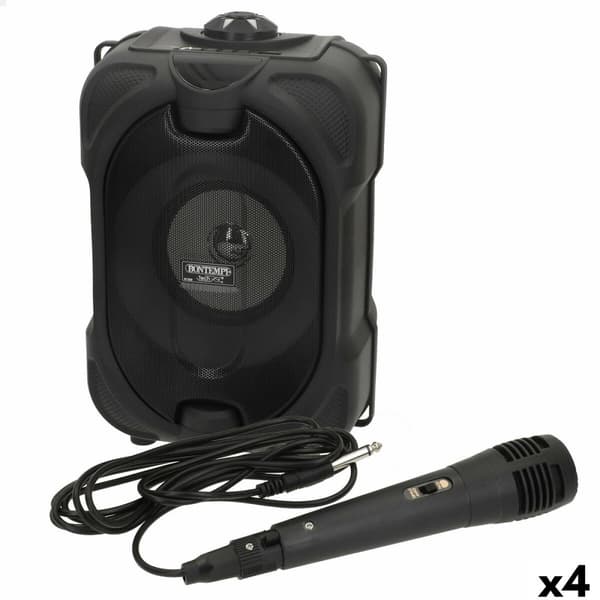Høyttaler med Karaokemikrofon Bontempi 4 enheter