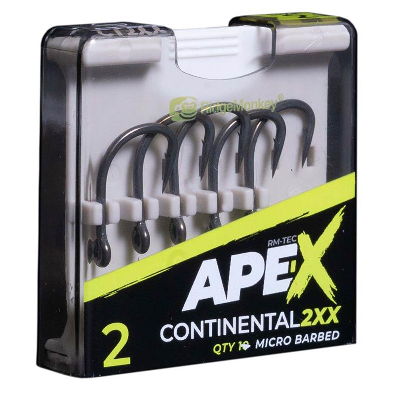 Hameçon Carpe Ridge Monkey Rm-Tec Ape-X Continental 2Xx