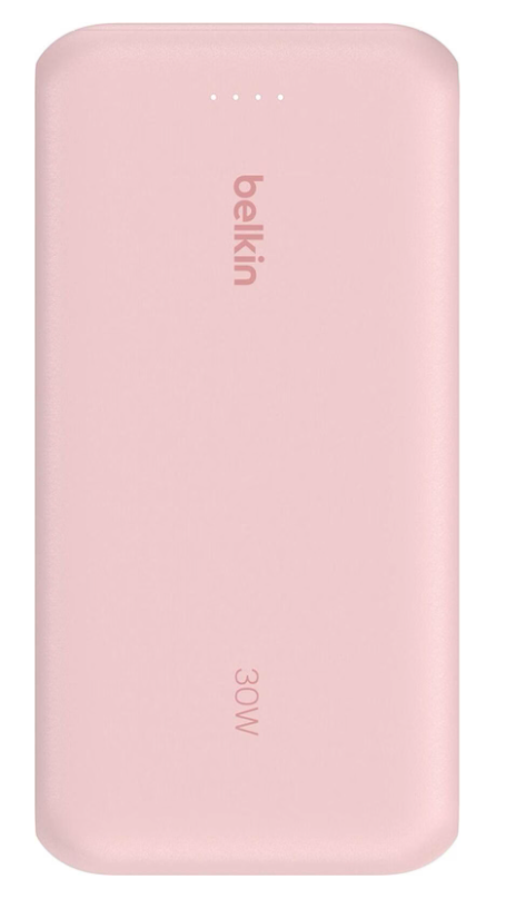 (30W) 20000mAh BoostCharge Powerbank USB C / USB A Ladegerät inkl. USB C Ladekabel Power Delivery (BPB024hqPK) - Rosa