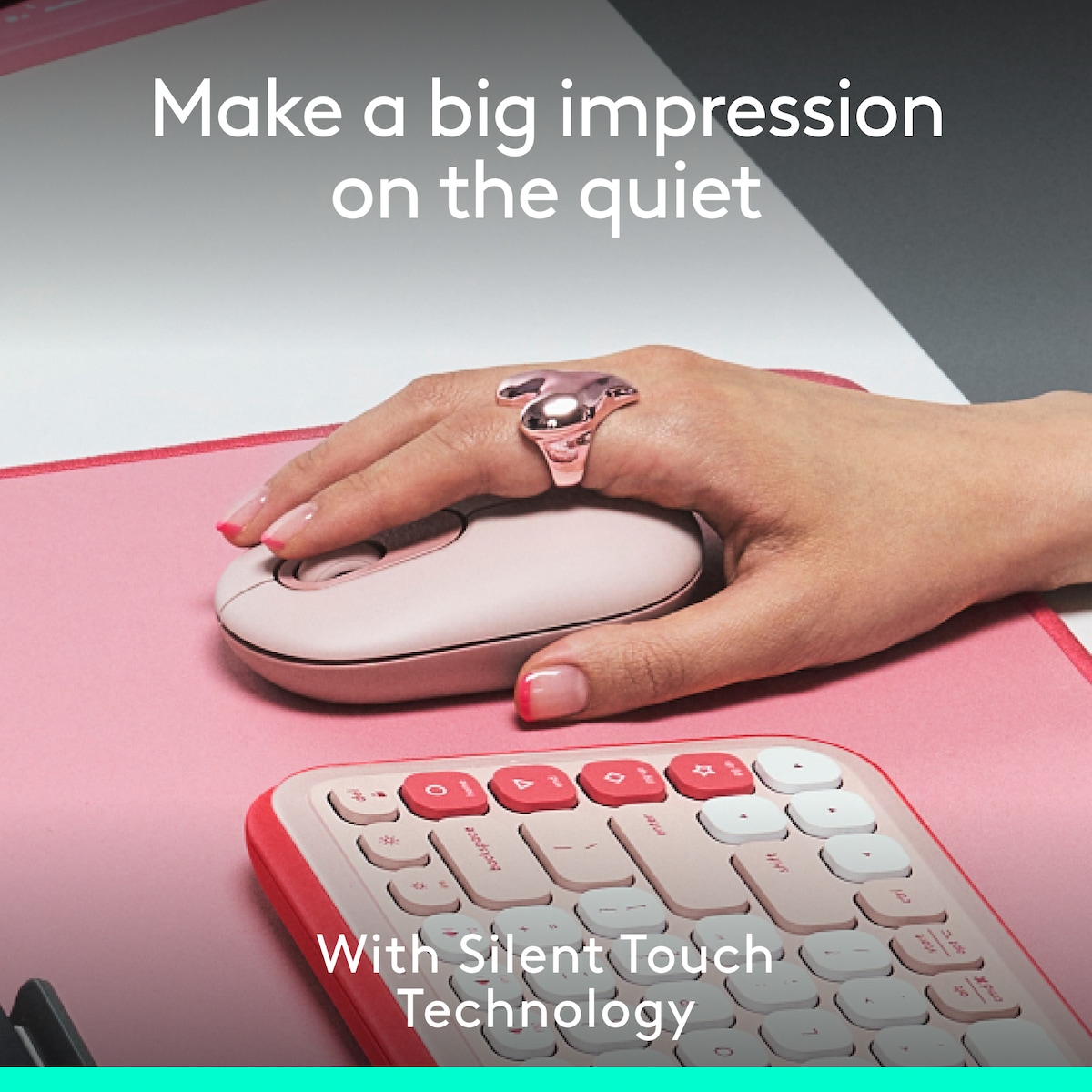 Logitech POP datamus (rose)