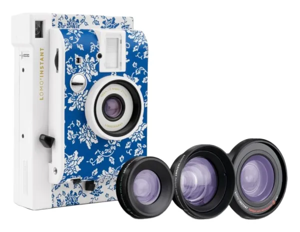 Lomography Lomo’Instant, Blå, Hvid, 0.4 - 8, Automatisk, 1/125 sek./side, AAA, 6 V