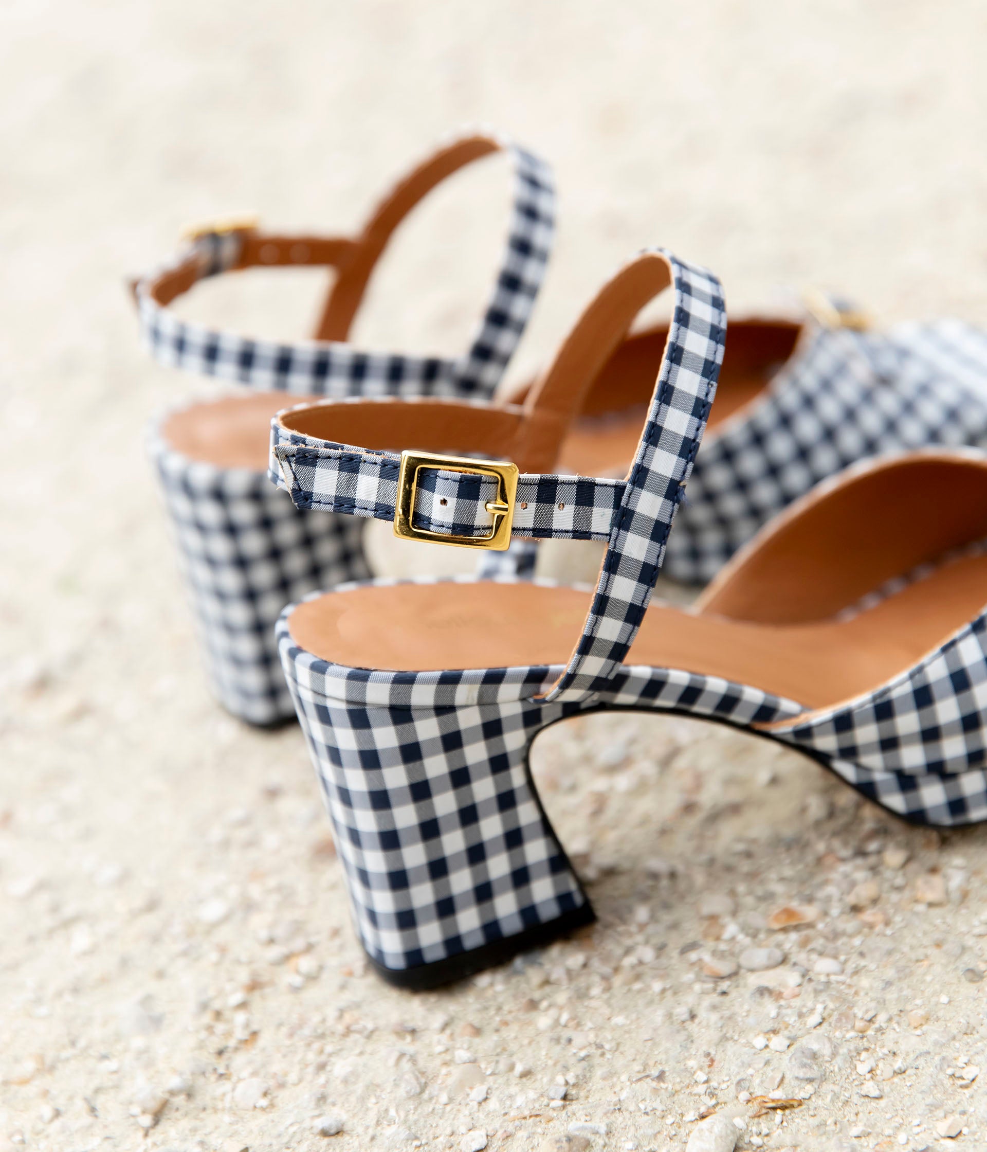 Sandales vichy Aline