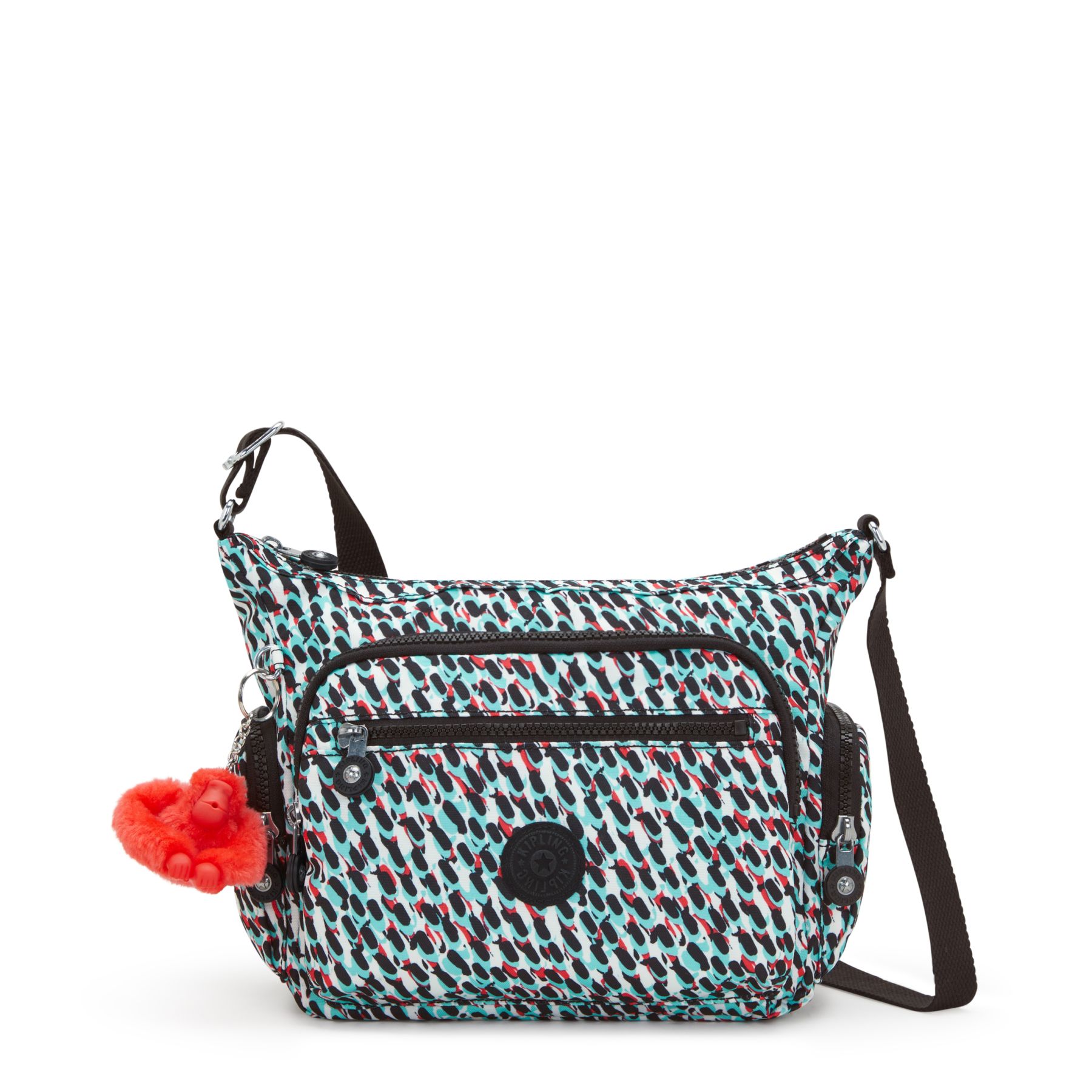 GABBIE S Petit sac bandoulière à compartiments multiples - Abstract Print