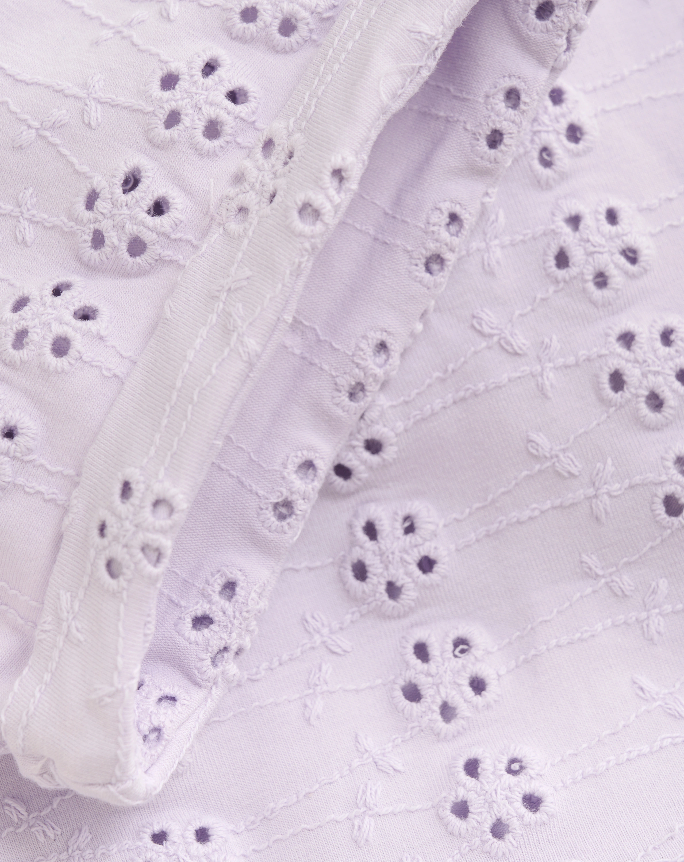 Kurzarmkleid BLUMEN in lila