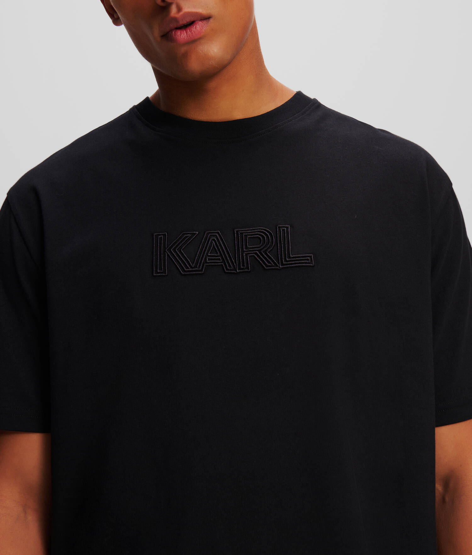 T-SHIRT À LOGO ART DECO KARL