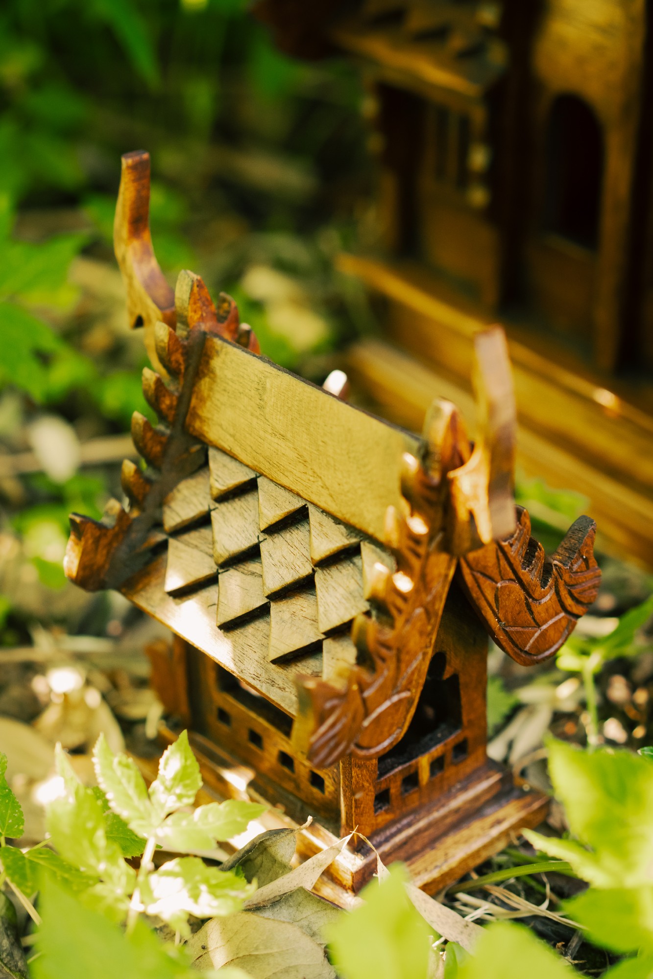 Geisterhäuschen thailändisch, natur, H 20 cm, L 14 cm, B 11,5 cm günstig bestellen