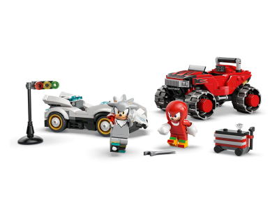 LEGO Silvers auto vs. Knuckles' monstertruck (77118)