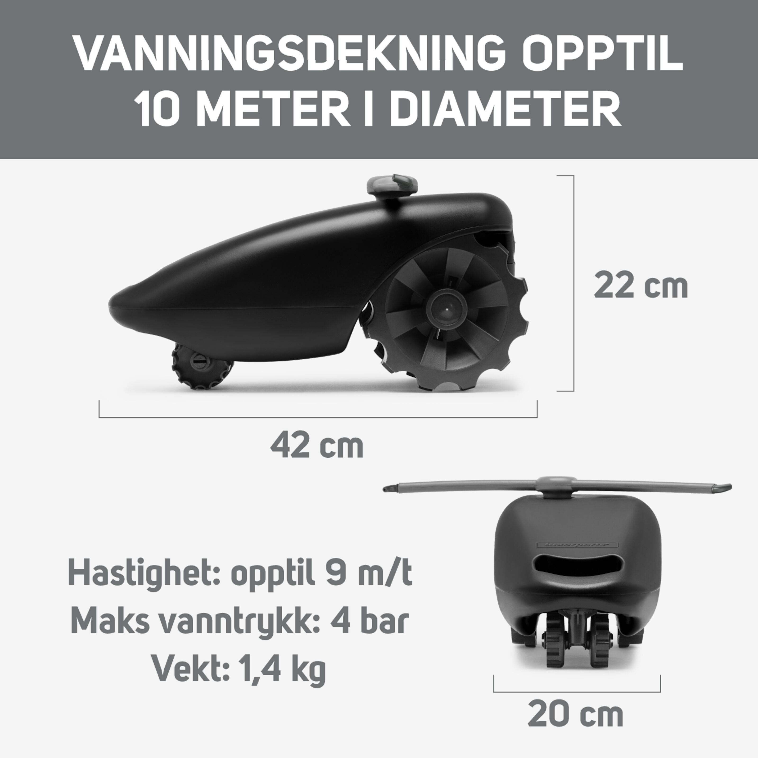 Luxorparts Vanningstraktor