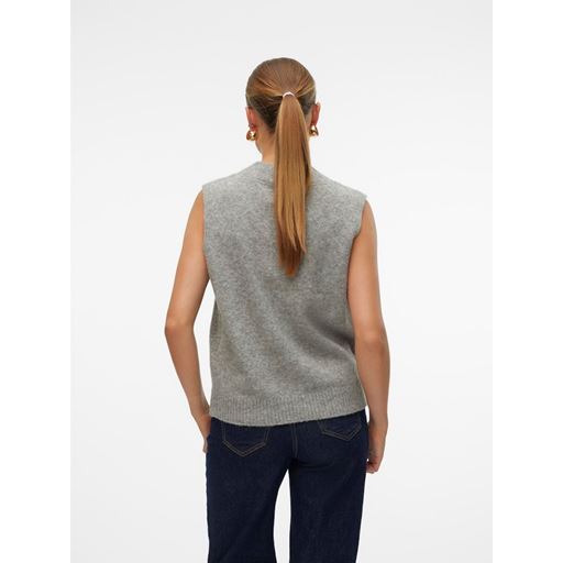 Vero Moda Clio Vest, Medium Grey Melange, M