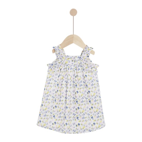 Robe à manches courtes   Lilas en fleur        de               Marèse