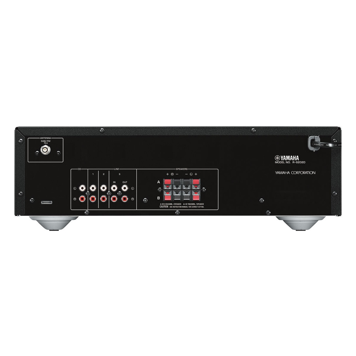 Yamaha R-S202D stereomottaker (sort)