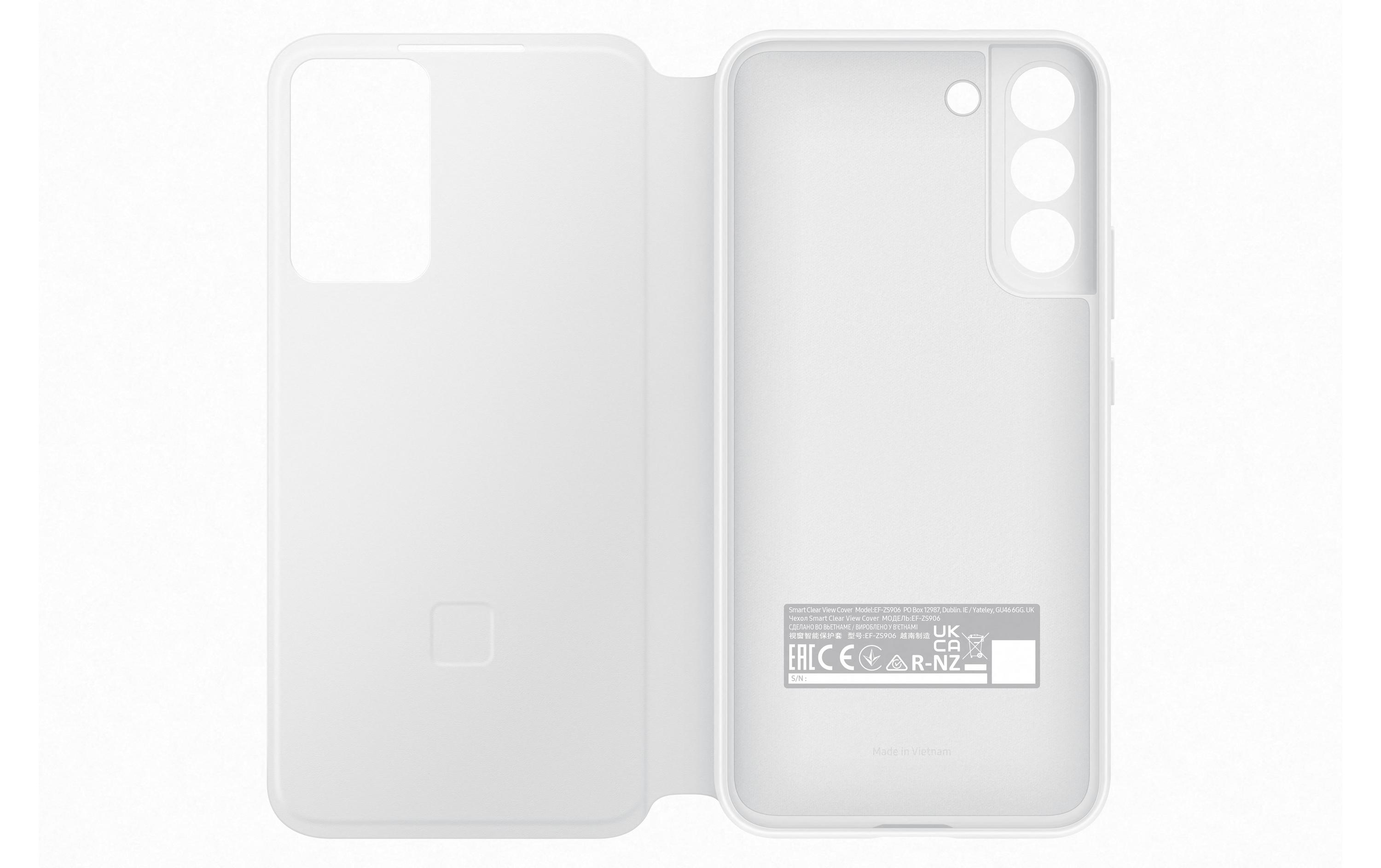 Book Cover EF-ZS906 Smart Clear View Galaxy S22+Schutzhülle mit Touch-Interface für das Samsung Galaxy S22+ 5G