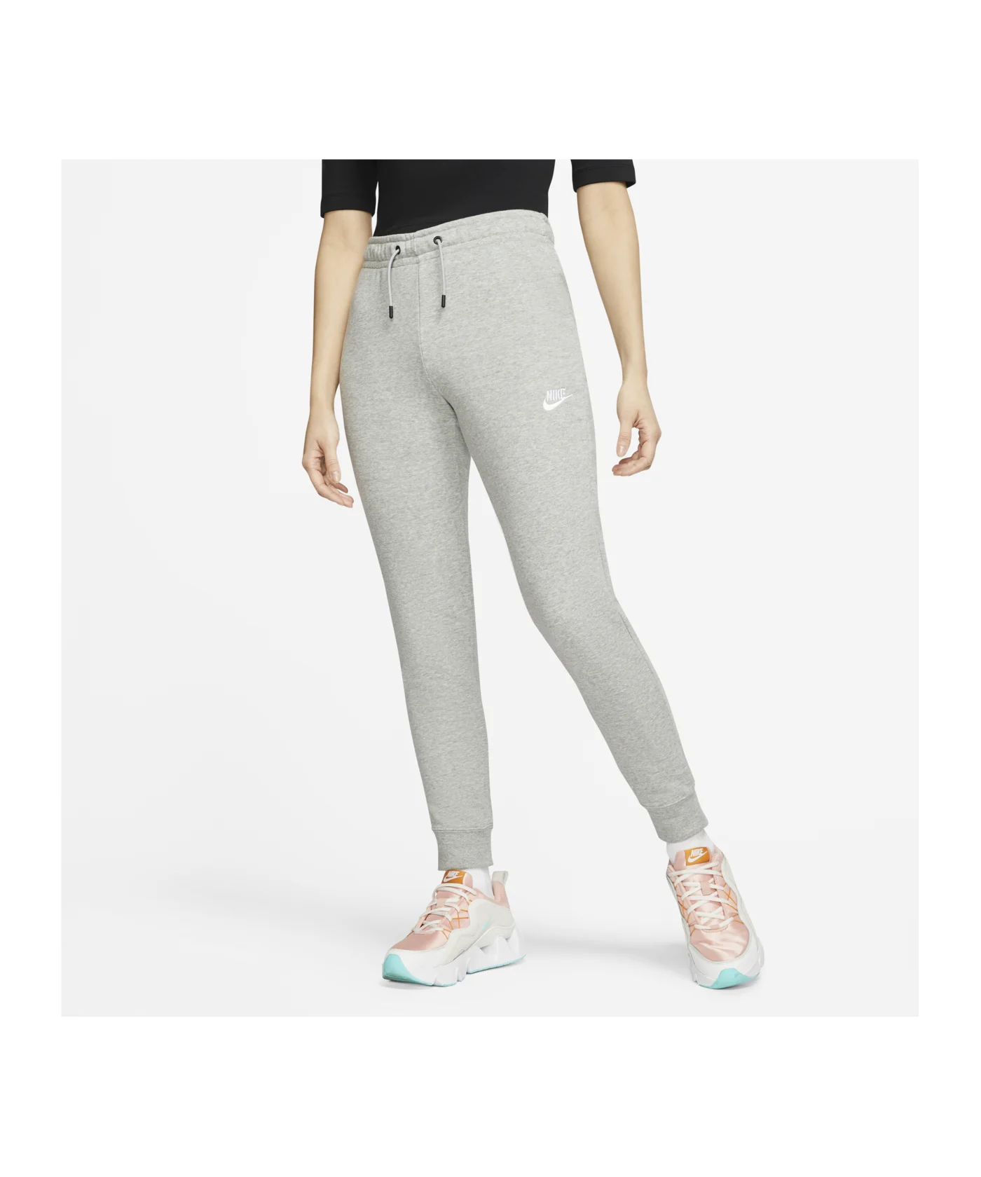 Nike Essential Fleece Jogginghose Damen Grau F063