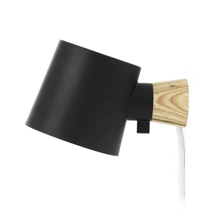Normann Copenhagen - Rise Wandleuchte, schwarz
