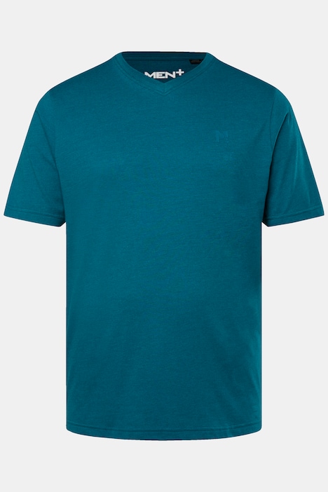 Men+ T-Shirt, Basic, Halbarm, V-Ausschnitt, bis 8 XL