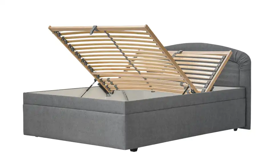 Polsterbett Bolton 140 cm Grau