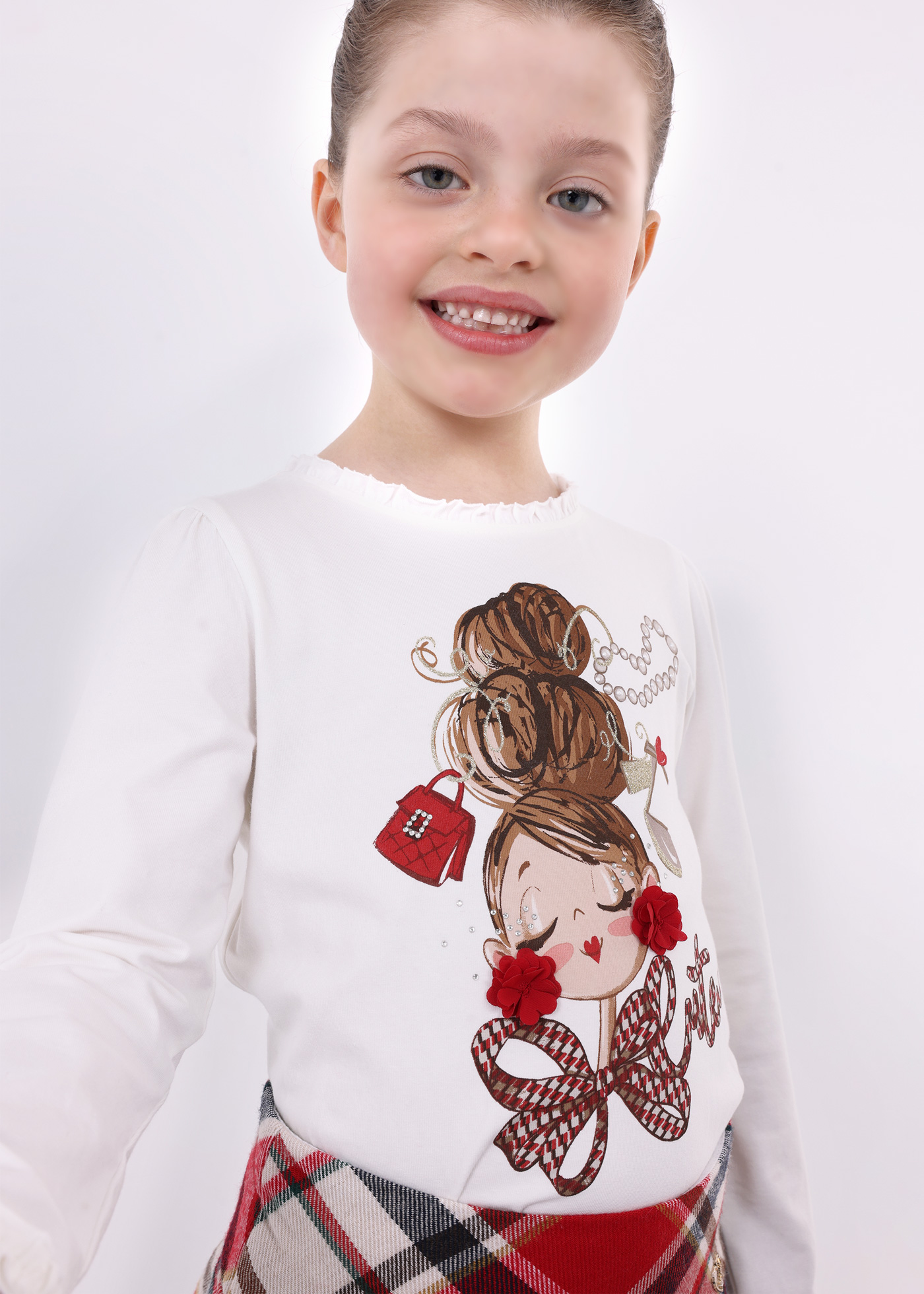 Camiseta estampada Better Cotton para meninas